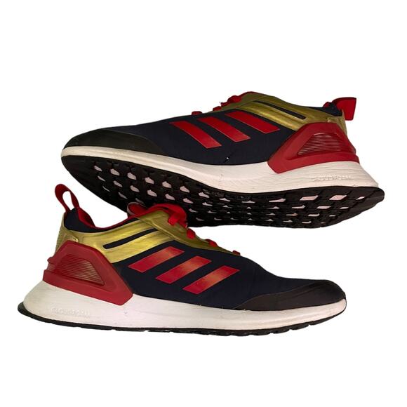 Adidas X Avengers Captain Marvel Rapidarun Sneakers Size 3 G27549 - Picture 7 of 10